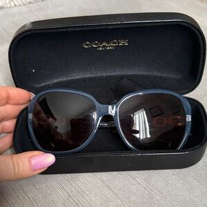 Coach Navy Women's Sunglasses